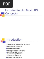 Introduction To Basic OS Concepts