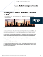 Os Perigos Do Acesso Remoto A Sistemas SCADA