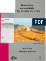 Realisation Des Remblais Et Des Couches de Forme PDF