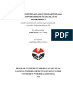 Format Laporan Wawancara Evaluasi