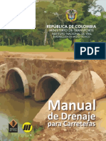 Manual Drenaje para obras de infraestructura vial