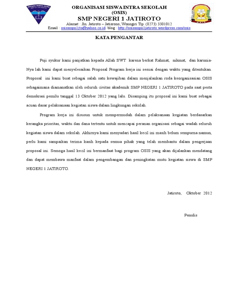 Proposal Osis Guru Paud