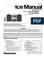 9441 Panasonic SA-AKX36PH PN Sistema Audio CD-USB Manual de Servicio