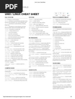 Unix - Linux Cheat Sheet