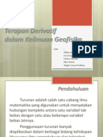 Terapan Derivatif (Geofisika)