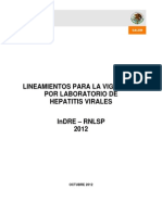 Lineamientos Hepatitis 2012