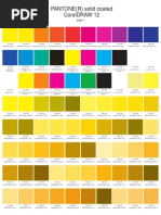 Pantone Solid Coated, CorelDRAW 12