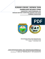 Pengumuman Lokasi Jadwal Dan Panduan TKD CPNS 2014