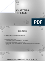 Chapter 4 - The Self