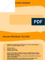 TEKNIK PENULISAN NASKAH UNTUK PROGRAM TV