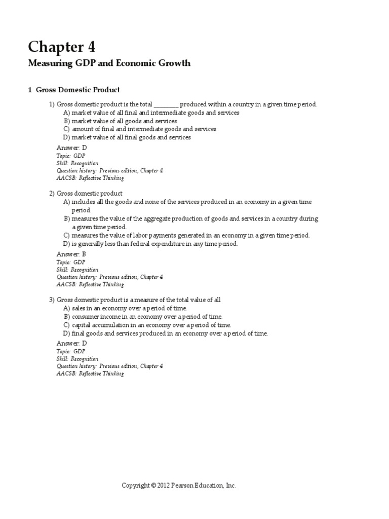Measuring GDP and Economic Growth | PDF | Government Spending | Gross ...