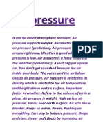 air pressuree