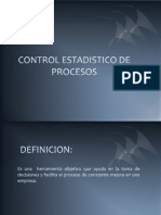 Control Estadistico de Procesos