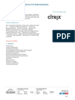 Citrix PDF Course Outline