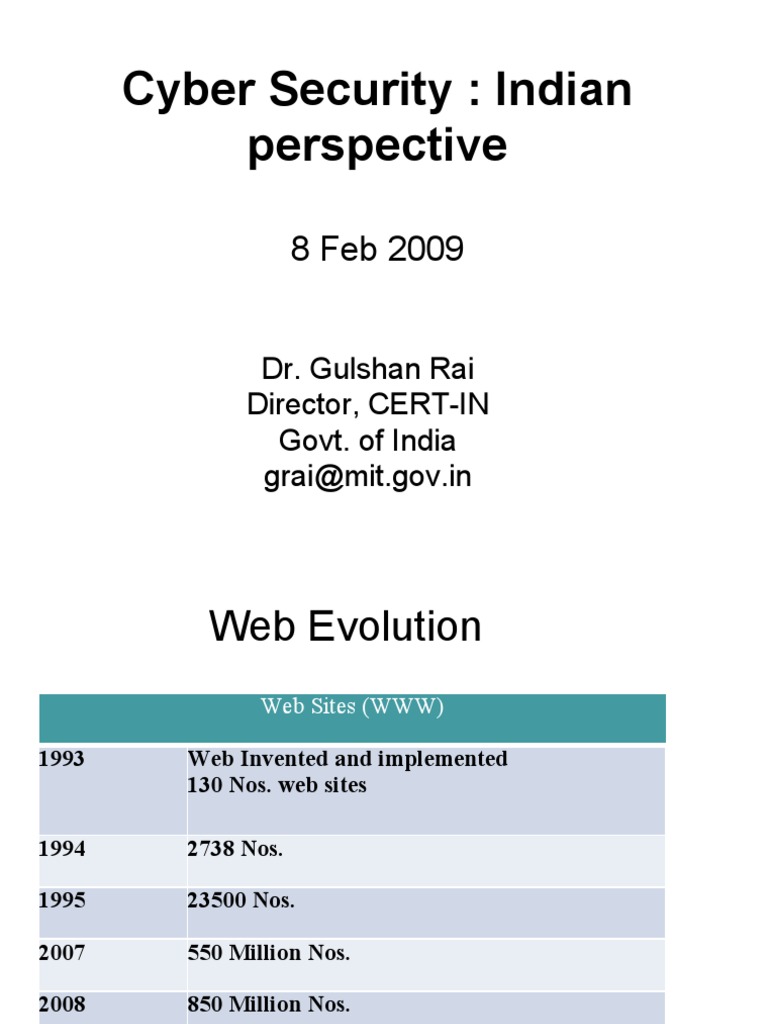 Cyber Security Challenges In India Pdf Computer Security Security