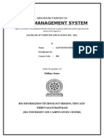 Report of Hotel Management System Santhosh Mohan