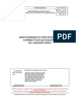 PRT-CNSP-002 Manten Preventivo y Correctivo de Equipos de Laboratorio