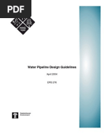Download Water Pipeline Design Guidelines by balachanderda SN25045246 doc pdf