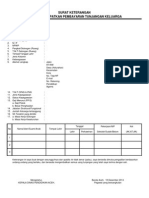 Surat Keterangan Untuk Mendapatkan Tunjangan Keluarga