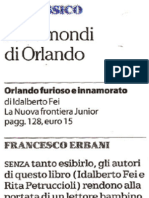 "Orlando furioso e innamorato" su laRepubblica