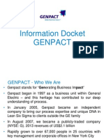 Genpact Company Overview Docket