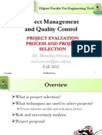 Project Management and Quality Control: Dr. Mwaffaq Otoom Mof - Otoom@yu - Edu.jo