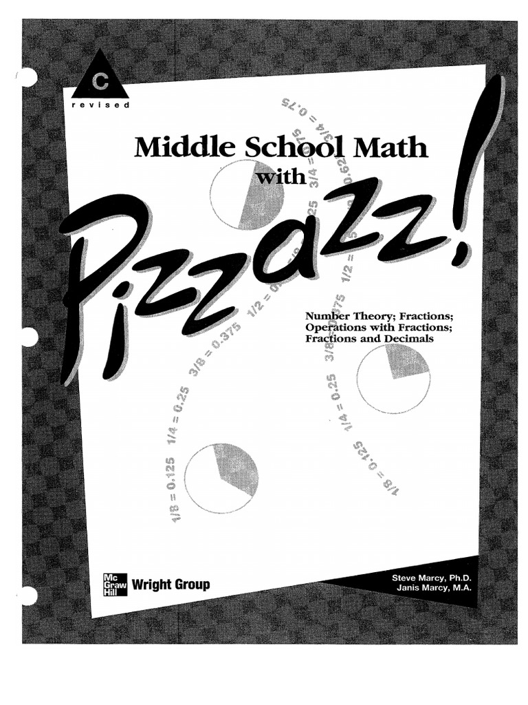 worksheet Pizzazz Math Worksheets pizzazz book c fraction mathematics arithmetic