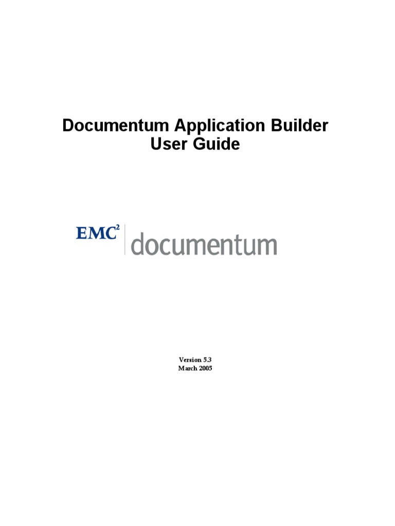 Application Builder 5.3 User | PDF