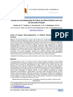 Estudo Da Eletrodeposição de Cobre em Meio Alcalino