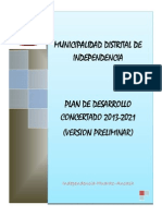 Plan de Desarrollo Municipal 2013-2021