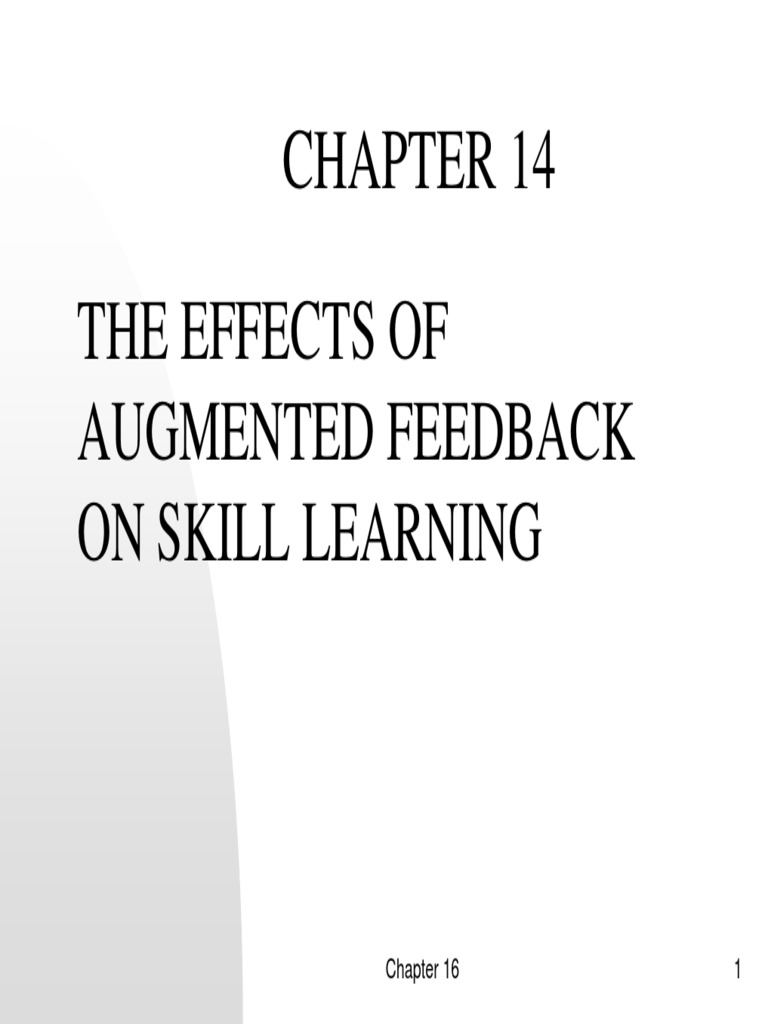 Augmented Feedback Perception Learning