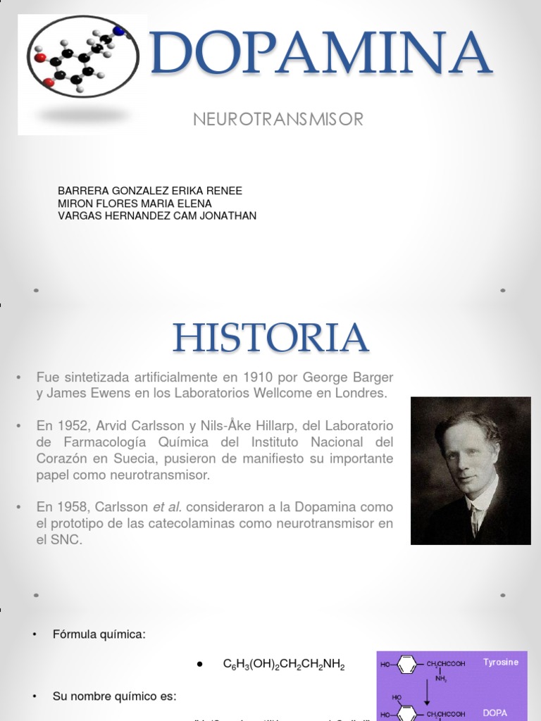 Historia y Función de la Dopamina | PDF | Dopamina | Neurociencia