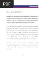 Union Bank Limited Internship Report