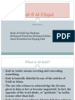 Kufr fi Al-I’tiqad Explained