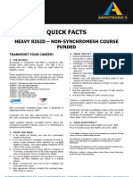 ADEADV1032 - Quick Facts & T&C - Heavy Rigid Non Synchromesh