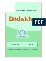 Didakhe - November - December 2014