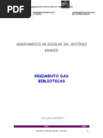 Regimento Interno das BE