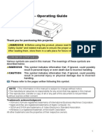 Projector Manual 3254