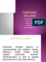 Sindromul William Sprezentare