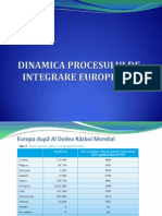 Dinamica Procesului de Integrare Europeana PDF