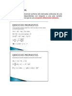 Ecuacion Diferencial y Estatica