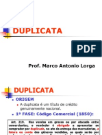 II - Aula 10 - Duplicata