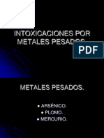 Intoxicaciones Por Metales Pesados