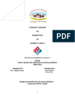 A Project Report on Marketing of Domino’s
