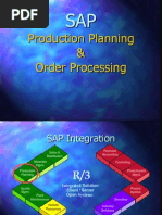 SAP PP Production Planning & Order Processing