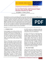 Modelling of a vertical axis wind turbine using PMSG for Nigeria_IJET_B.O. Omijeh Et Al