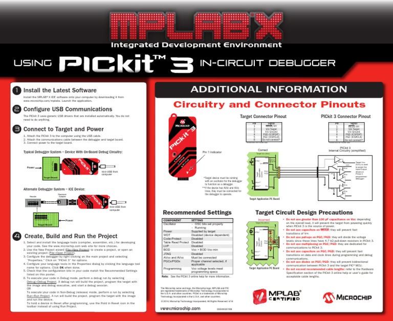 mplabx pickit3 | Usb | Electrical Connector