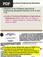 Philippine Agricultural Engineering Standards