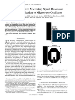 115 - A Compact-size Microstrip Spiral Resonator and Its