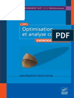 Optimisation Et Analyse Convexe Exercices Et Probl Mes Corrig S Avec Rappels de Cours